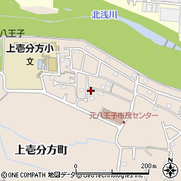 東京都八王子市上壱分方町762-5周辺の地図