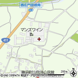 山梨県甲州市勝沼町山588周辺の地図