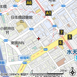 日本橋人形町１丁目パーキングメーター６周辺の地図