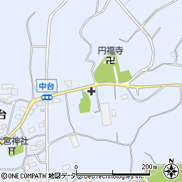 千葉県山武郡横芝光町中台1090-1周辺の地図