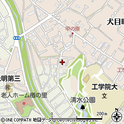 東京都八王子市犬目町115周辺の地図