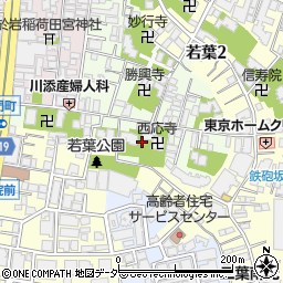 東京都新宿区須賀町11周辺の地図