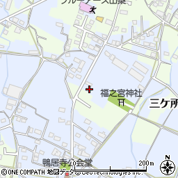 山梨県山梨市鴨居寺44-8周辺の地図