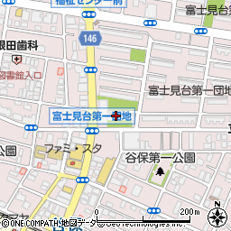 国立富士見台歯科医院周辺の地図