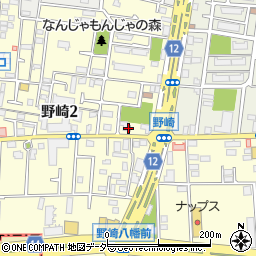 三鷹警察署野崎交番周辺の地図