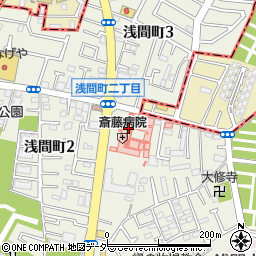 斎藤病院周辺の地図