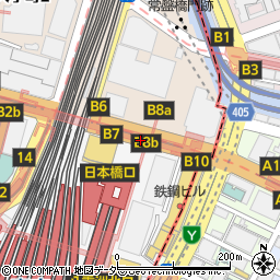 東京日本橋口周辺の地図