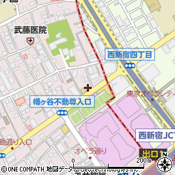 タイムズファミリーマート渋谷本町駐車場周辺の地図
