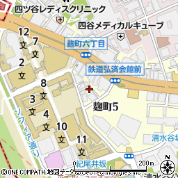 第一学院専門カレッジ　東京四ツ谷校周辺の地図