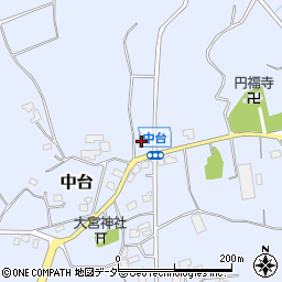 千葉県山武郡横芝光町中台1112周辺の地図