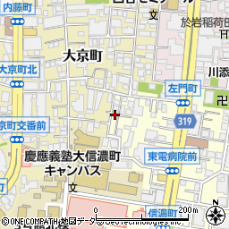 東京都新宿区信濃町5周辺の地図