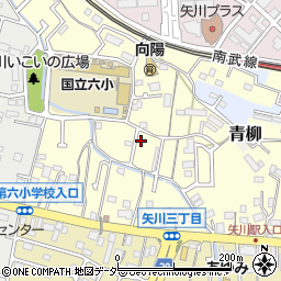 東京都国立市谷保6764-7周辺の地図