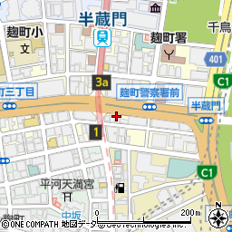 マザーインディア 半蔵門駅前店周辺の地図