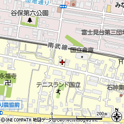 東京都国立市谷保7039周辺の地図