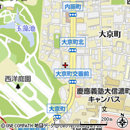 東京都新宿区内藤町1-9周辺の地図