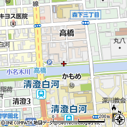 東京都江東区高橋4周辺の地図