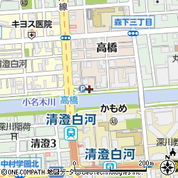 東京都江東区高橋3周辺の地図