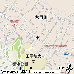 東京都八王子市犬目町308-3周辺の地図