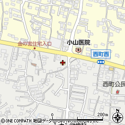 デイリーヤマザキ甲府敷島山の手通り店周辺の地図