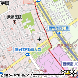 Ｔハイム西新宿周辺の地図