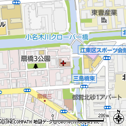 江東区役所　消費者センター周辺の地図