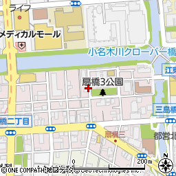 東京都江東区扇橋3丁目周辺の地図