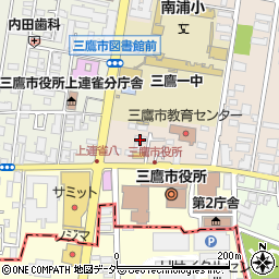 スギドラッグ三鷹市役所前店周辺の地図