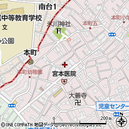 東京都渋谷区本町5丁目周辺の地図