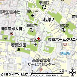 東京都新宿区須賀町周辺の地図