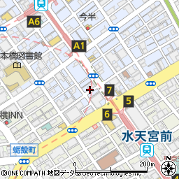 日本橋人形町１丁目パーキングメーター４周辺の地図