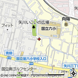 東京都国立市谷保6490-1周辺の地図