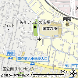 東京都国立市谷保6490周辺の地図