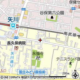東京都国立市谷保6936-3周辺の地図