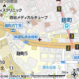 麹町シヤインビル管理人室周辺の地図