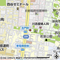 東京都新宿区須賀町14周辺の地図