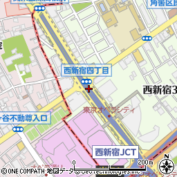 新宿車庫周辺の地図