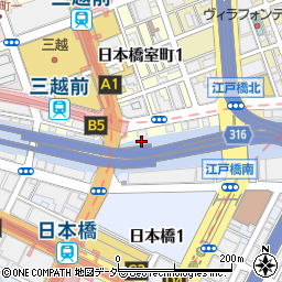 日本橋川周辺の地図