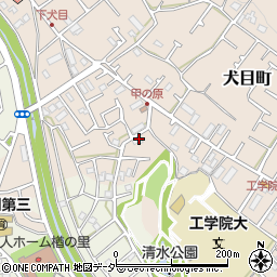 東京都八王子市犬目町119-1周辺の地図