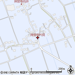 神宮寺片貝周辺の地図