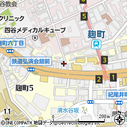 東京都千代田区麹町4丁目4-21周辺の地図