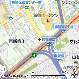 メルセデス・ベンツ西新宿周辺の地図