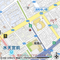 リパーク日本橋蛎殻町２丁目第４駐車場周辺の地図