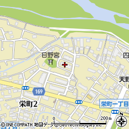 都営日野栄町二丁目アパート５棟周辺の地図