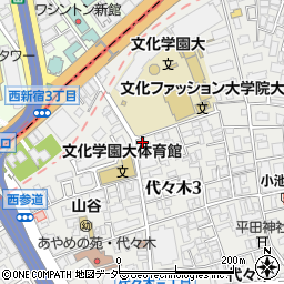 東京都渋谷区代々木3丁目14-6周辺の地図