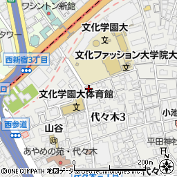 東京都渋谷区代々木3丁目14-6周辺の地図