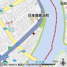東京都中央区日本橋中洲12周辺の地図