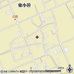 千葉県匝瑳市東小笹1548周辺の地図
