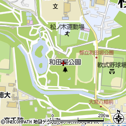 和田堀公園第一駐車場周辺の地図