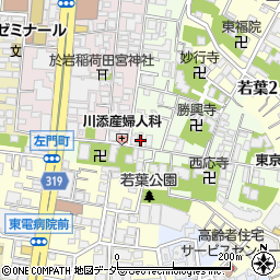 東京都新宿区須賀町7周辺の地図