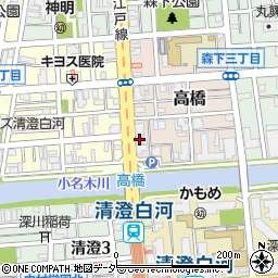 東京都江東区高橋2周辺の地図